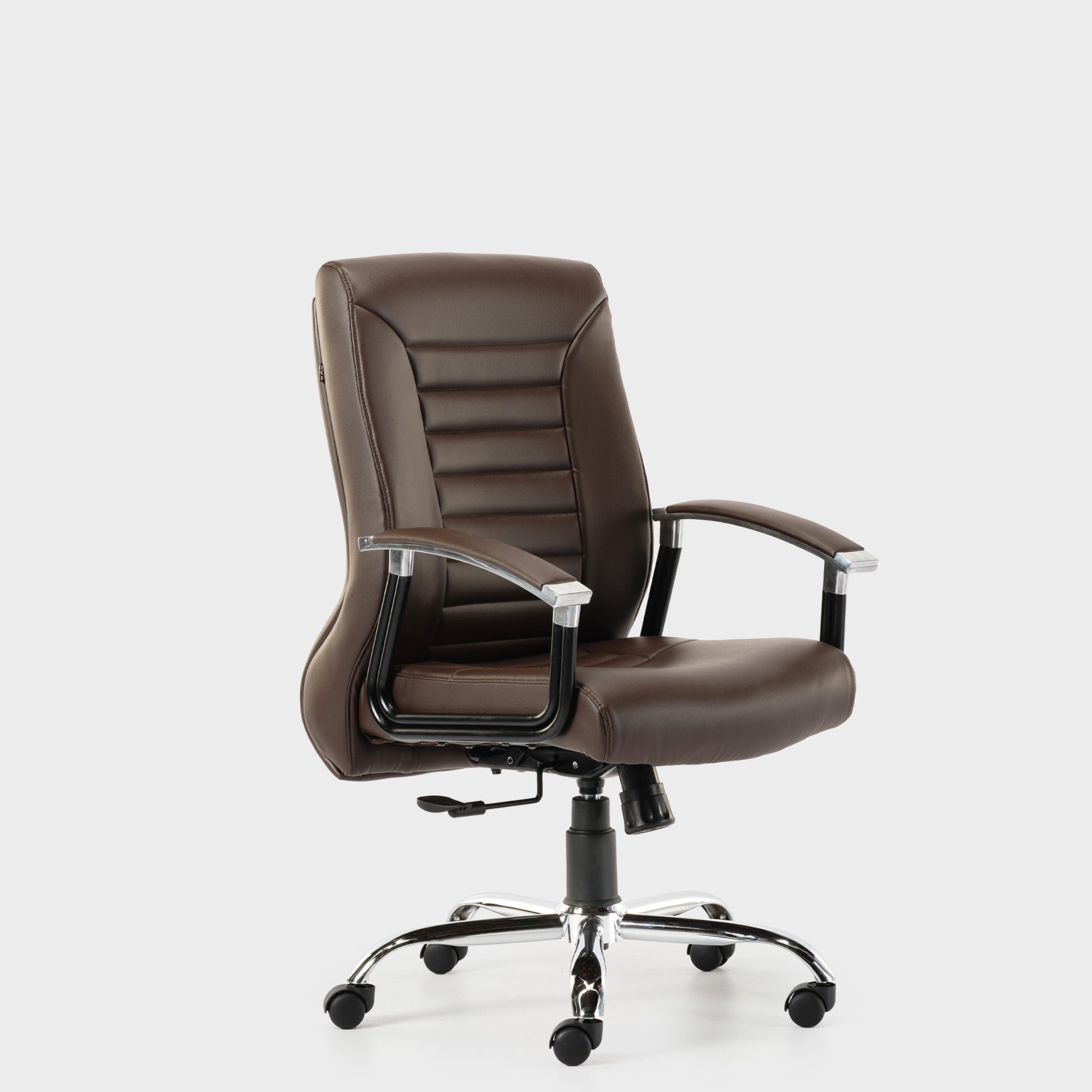 HOF Z406 Ergonomic Professional Leatherette Medium Back Revolving Home and Office Desk Chair