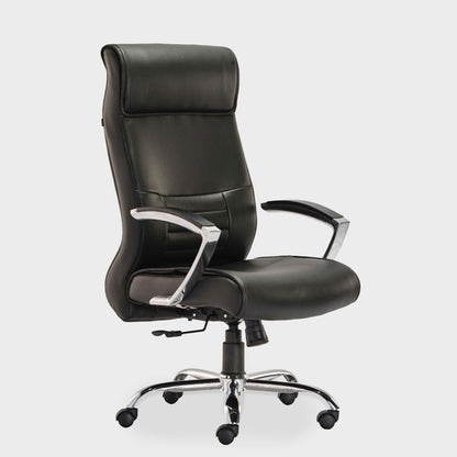 HOF® Zeba Elite High-Back Executive Chair featuring built in Lumbar Support and Leatherette Upholstery.