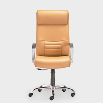 HOF® Zeba Elite High-Back Executive Chair featuring built in Lumbar Support and Leatherette Upholstery.