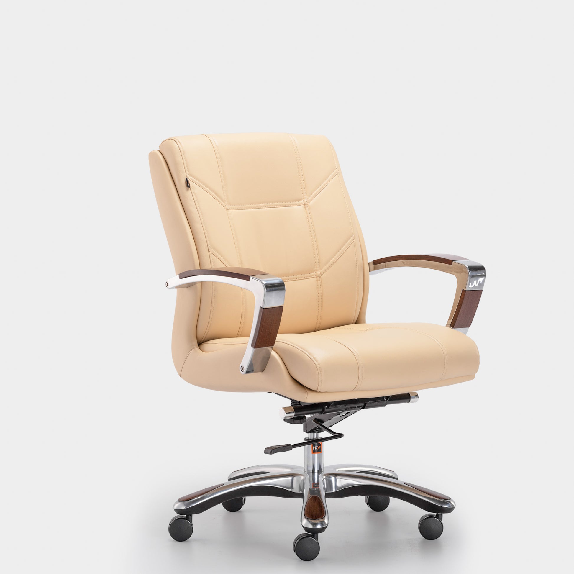 HOF ZYDO Premium Medium Back Chair with Knee Tilt Mechanism
