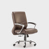 HOF Zeba Elite Medium-Back Executive Chair featuring built in Lumbar Support and Leatherette Upholstery