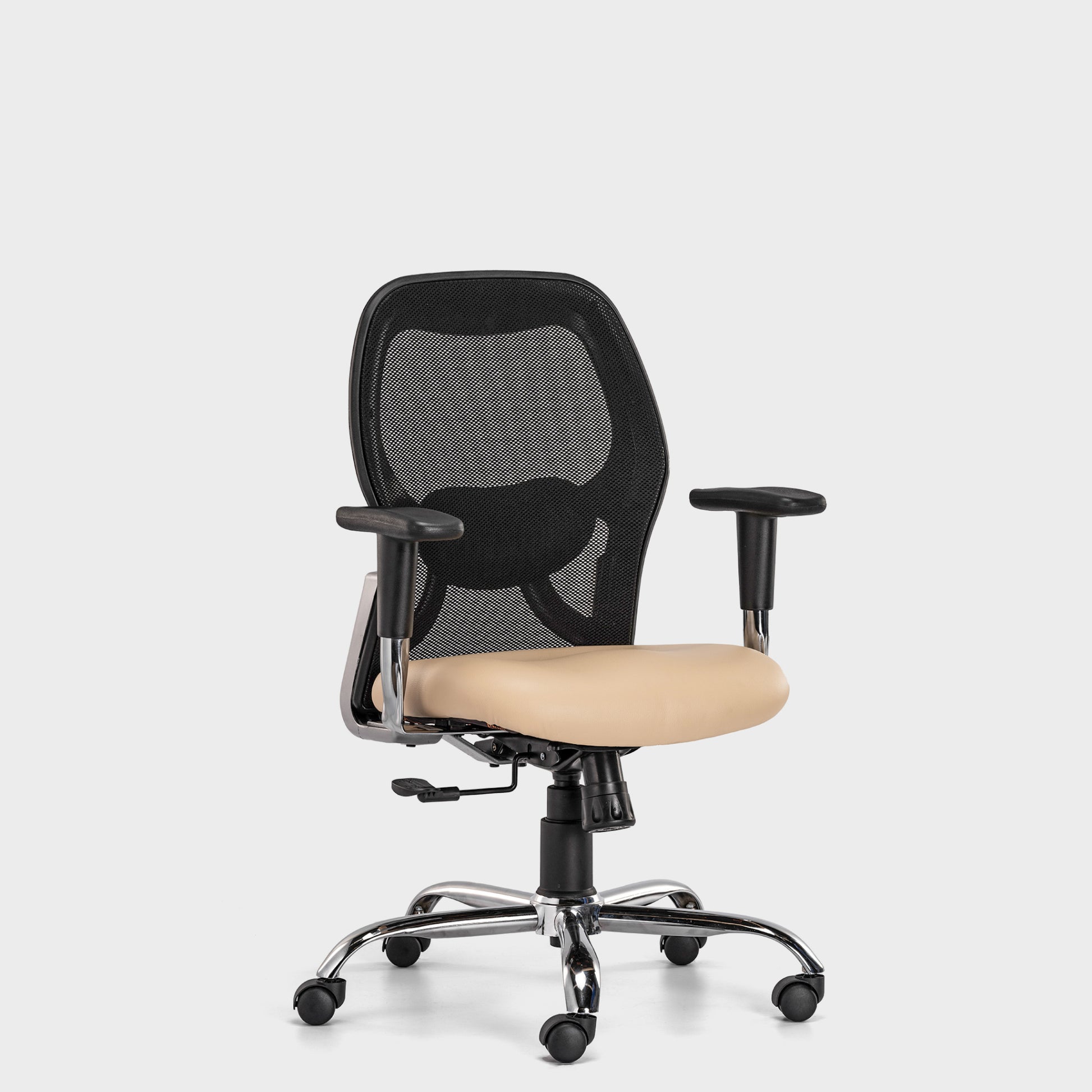HOF BRI  Medium-Back  Ergonomic Office Chair with Mesh Back