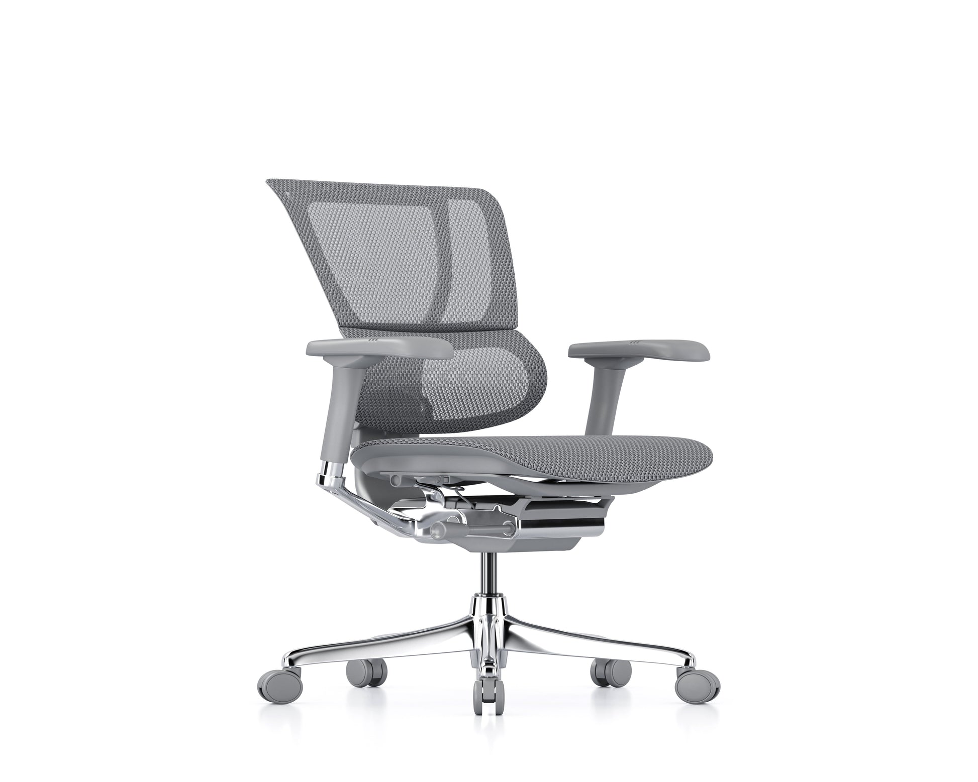 HOF Ventis Medium back Ergonomic Chair with Tension Adjustable Lumbar Support & Seat Sliding Mechanism