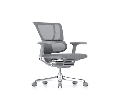 HOF Ventis Medium back Ergonomic Chair with Tension Adjustable Lumbar Support & Seat Sliding Mechanism
