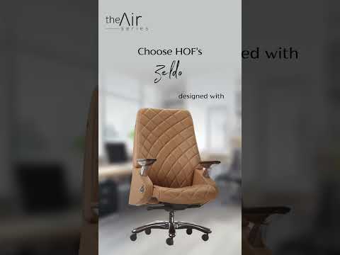 HOF ZELDO  High-Back Premium Executive Chair with Stylish Leatherette Back