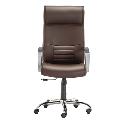 HOF® Zeba Elite High-Back Executive Chair featuring built in Lumbar Support and Leatherette Upholstery.