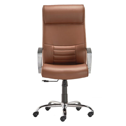 HOF® Zeba Elite High-Back Executive Chair featuring built in Lumbar Support and Leatherette Upholstery.